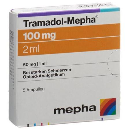 Tramadol-Mepha Inj Loes 100mg/2ml 5amp 2ml - PrimeCare Global