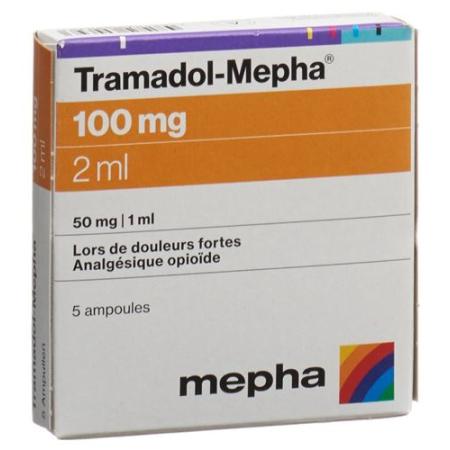 Tramadol-Mepha Inj Loes 100mg/2ml 5amp 2ml - PrimeCare Global