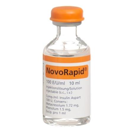 Insulin NovoRapid Inj Loes Amp 10 ml - PrimeCare Global