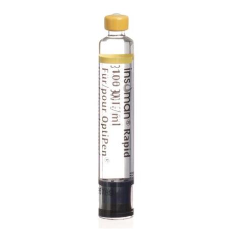 Insulin Insuman Rapid Inj L&ouml;s Optipen 5 x 3 ml - PrimeCare Global
