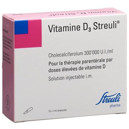 Vitamin D3 Streuli 300000 IU/ml 10 x 1 ml - PrimeCare Global