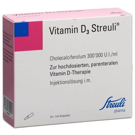 Vitamin D3 Streuli 300000 IU/ml 10 x 1 ml - PrimeCare Global