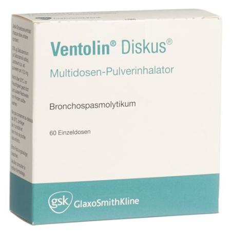 Ventolin Diskus Multidos Inh Plv 200 mcg 60 Dos - PrimeCare Global