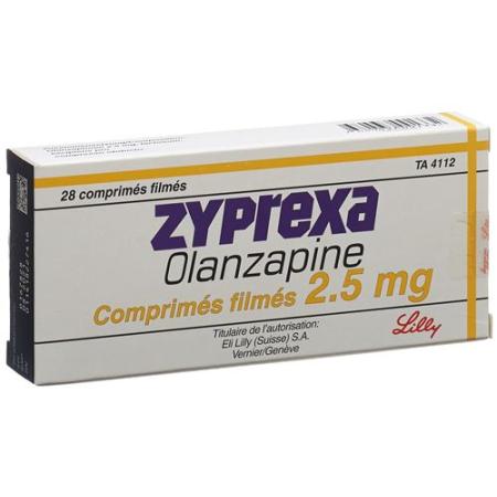 Zyprexa film tablets 2.5 mg 28 pcs - PrimeCare Global