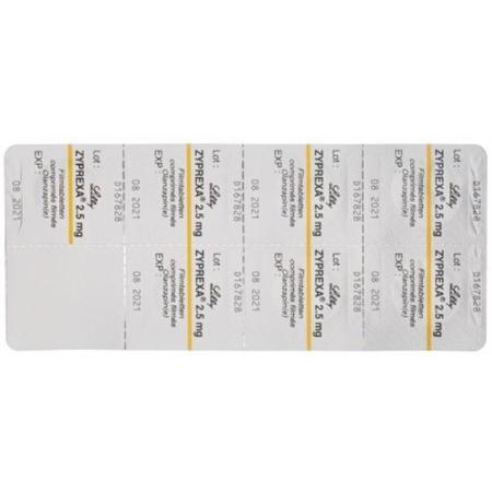 Zyprexa film tablets 2.5 mg 28 pcs - PrimeCare Global