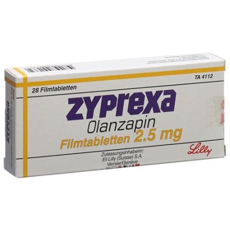 Zyprexa film tablets 2.5 mg 28 pcs - PrimeCare Global