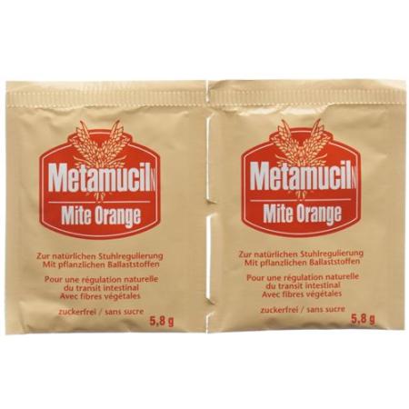 Metamucil N Mite powder 5.8 g orange 30 bags 5.8 g - PrimeCare Global