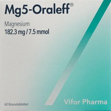 Mg5-Oraleff effervescent tablet 7.5 mmol 60 pcs - PrimeCare Global
