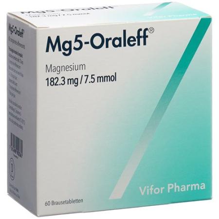 Mg5-Oraleff effervescent tablet 7.5 mmol 60 pcs - PrimeCare Global