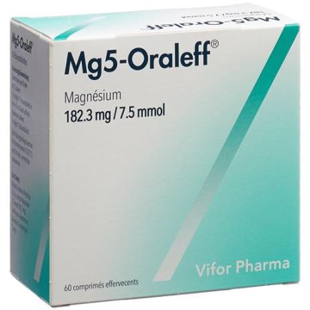 Mg5-Oraleff effervescent tablet 7.5 mmol 60 pcs - PrimeCare Global