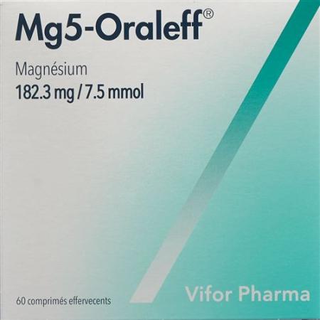 Mg5-Oraleff effervescent tablet 7.5 mmol 60 pcs - PrimeCare Global