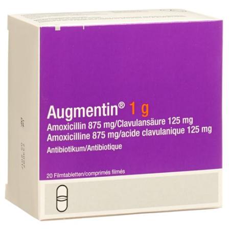 Augmentin film tablet 1 g adults 20 pcs - PrimeCare Global
