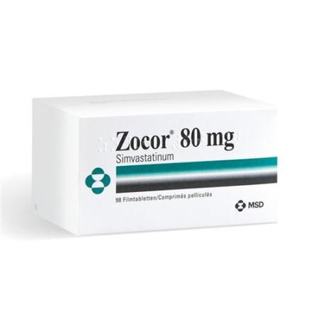 Zocor Filmtablet 80 mg 98 pcs - PrimeCare Global
