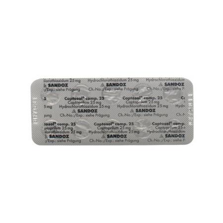 Captosol Comp 25 mg/25 mg 30 tablets - PrimeCare Global