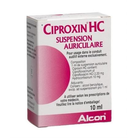 Ciproxin HC Susp Auric Fl 10ml - PrimeCare Global
