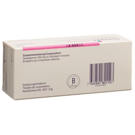 Seroquel Filmtablet 200 mg 100 pcs - PrimeCare Global