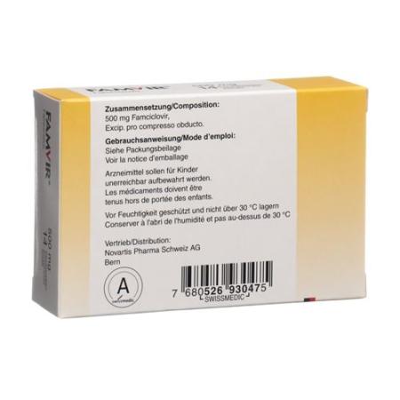Famvir Tabl 500 mg 21 pcs - PrimeCare Global