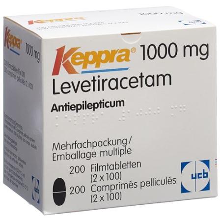 Keppra Filmtablet 1000 mg 2 x 100 pcs - PrimeCare Global