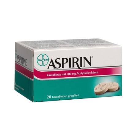 Aspirin chewable 500 mg 20 pcs - PrimeCare Global