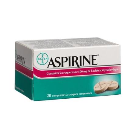 Aspirin chewable 500 mg 20 pcs - PrimeCare Global