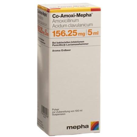 Co-Amoxi-Mepha Plv 156.25 mg for suspension Fl 100 ml - PrimeCare Global