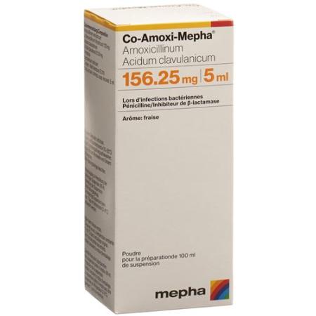 Co-Amoxi-Mepha Plv 156.25 mg for suspension Fl 100 ml - PrimeCare Global