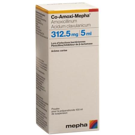 Co-Amoxi-Mepha Plv 312.5mg for Suspension Fl 100ml - PrimeCare Global