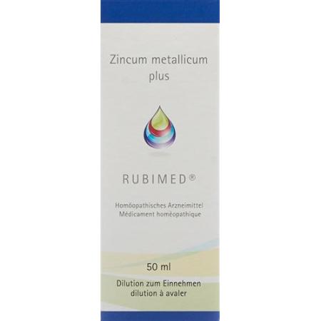 Rubimed Zincum metalicum plus drops 50 ml - PrimeCare Global
