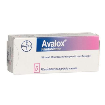 Avalox Filmtablet 400 mg 5 pcs - PrimeCare Global