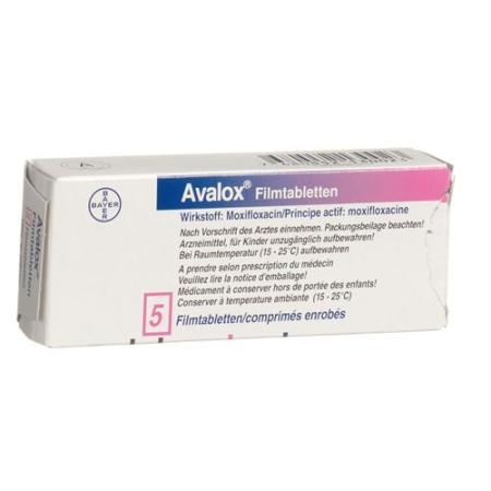 Avalox Filmtablet 400 mg 5 pcs - PrimeCare Global