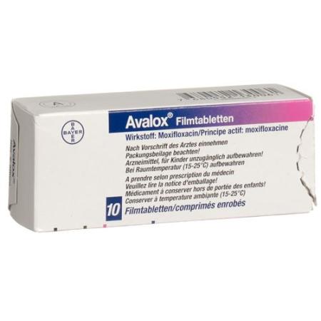 Avalox Filmtablet 400 mg 10 pcs - PrimeCare Global