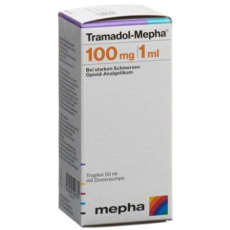 Tramadol-Mepha drops 100 mg/ml with dosing pump 50 ml - PrimeCare Global