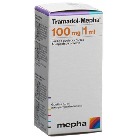 Tramadol-Mepha drops 100 mg/ml with dosing pump 50 ml - PrimeCare Global