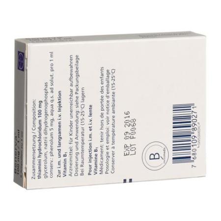 Benerva Inj Loes 100mg/ml 6amp 1ml - PrimeCare Global
