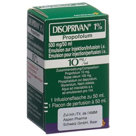 Disoprivan 1% Inf Emuls 500 mg/50ml Durchstf 50 ml - PrimeCare Global