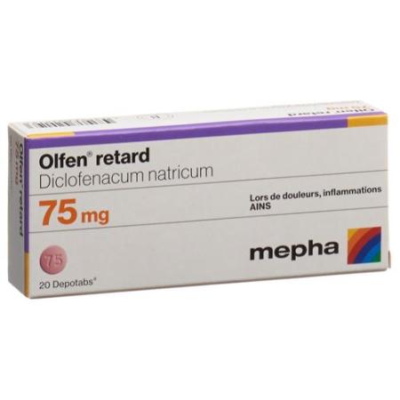 Olfen retard Depotabs 75 mg 20 pcs - PrimeCare Global