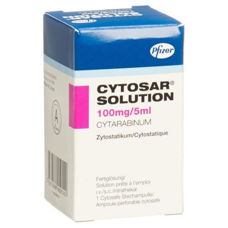 Cytosar Solution Inj L&ouml;s 100 mg/5ml Cytosafe 5 ml - PrimeCare Global