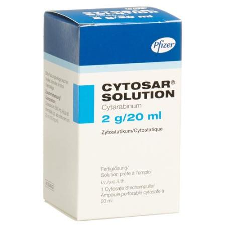 Cytosar Solution Inj L&ouml;s 2 g/20ml Cytosafe 20 ml - PrimeCare Global