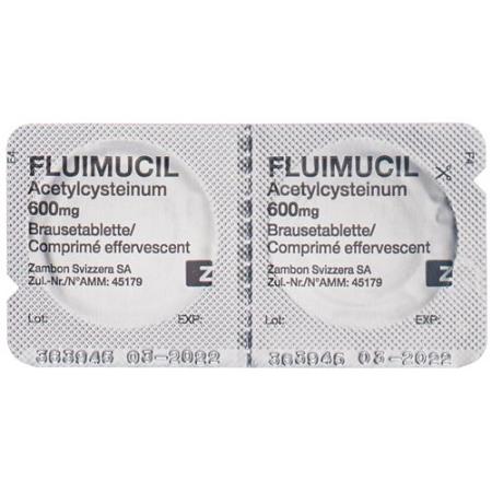 Fluimucil Brausetable 600 mg adults citron 30 pcs - PrimeCare Global