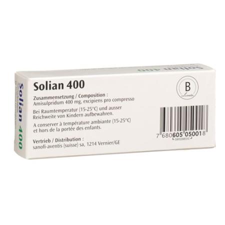 Solian Filmtablet 400 mg divisible 30 pcs - PrimeCare Global