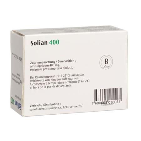 Solian Filmtablet 400 mg divisible 90 pcs - PrimeCare Global