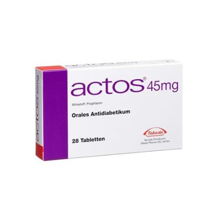 Actos Tabl 45 mg 28 pcs - PrimeCare Global