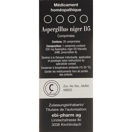Sanum Aspergillus niger Tabl D 5 20 pcs - PrimeCare Global