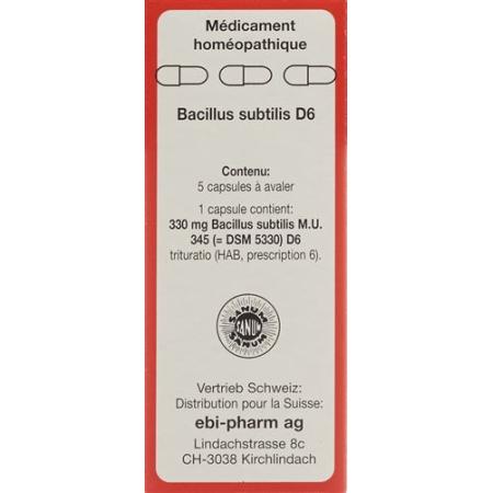 Sanum Bacillus Subtilis D6 5 Kaps - PrimeCare Global