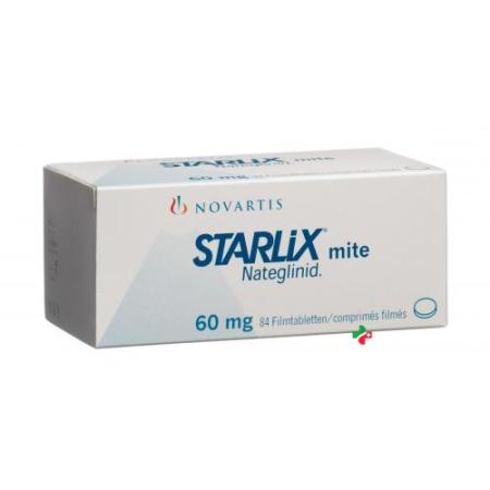 Starlix Mite 60 mg 84 filmtablets - PrimeCare Global