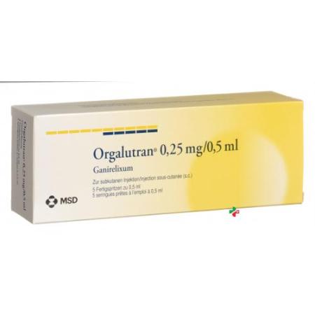 Orgalutran Injektionslösung  5 Fertigspritzen - PrimeCare Global