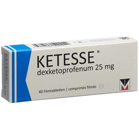 Ketesse film tablets 25 mg 40 pcs - PrimeCare Global
