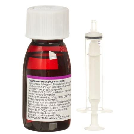 Kaletra Syrup 80mg/20mg/ml 5 Fl 60ml - PrimeCare Global