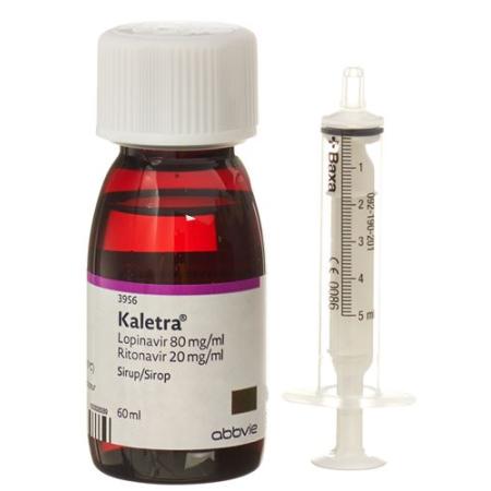 Kaletra Syrup 80mg/20mg/ml 5 Fl 60ml - PrimeCare Global