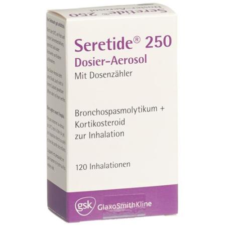 Seretide 250 dosing aerosols 120 doses - PrimeCare Global